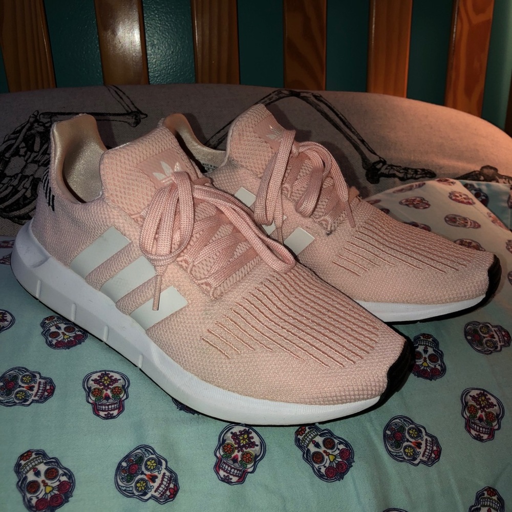 Pastel Pink Adidas Swift Run